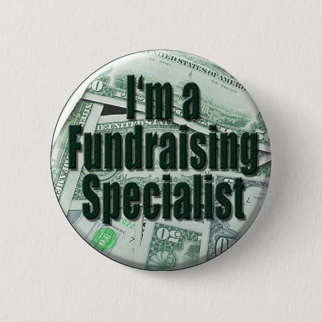 Fundraising Pinback Button (Front)