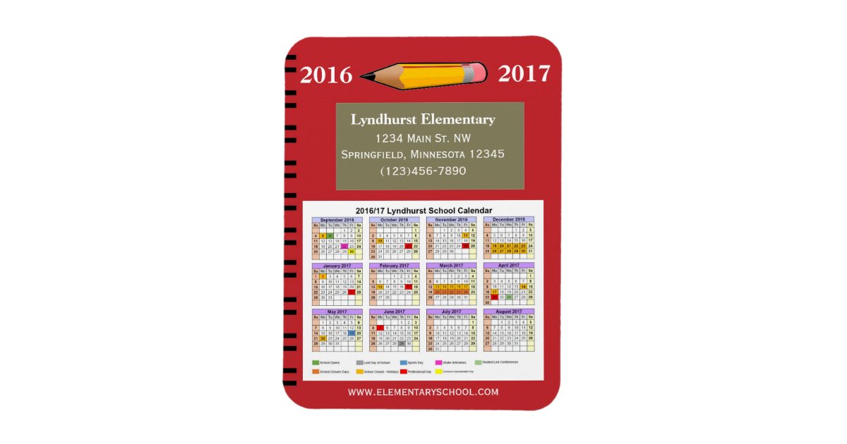 fundraising-school-calendar-magnet-zazzle