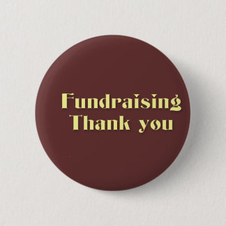 Fundraising Thank You Badge Button