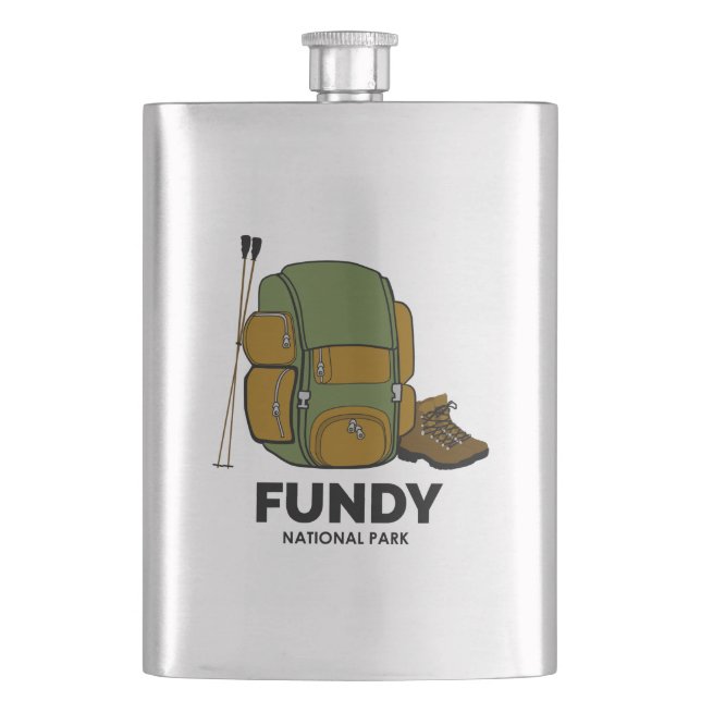 Fundy National Park Backpack Flask (Front)