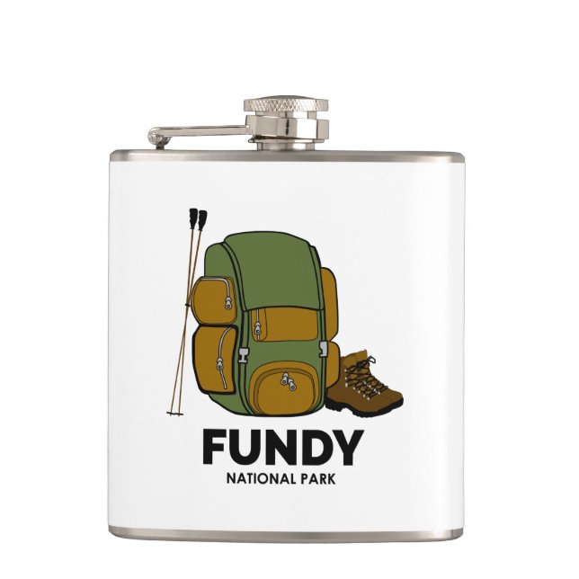 Fundy National Park Backpack Flask (Front)