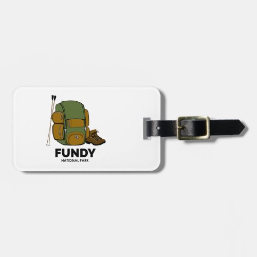 Fundy National Park Backpack Luggage Tag