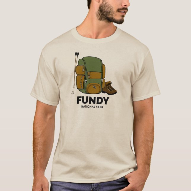 Fundy National Park Backpack T-Shirt (Front)
