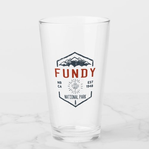 Fundy National Park Canada Vintage Distressed Glass