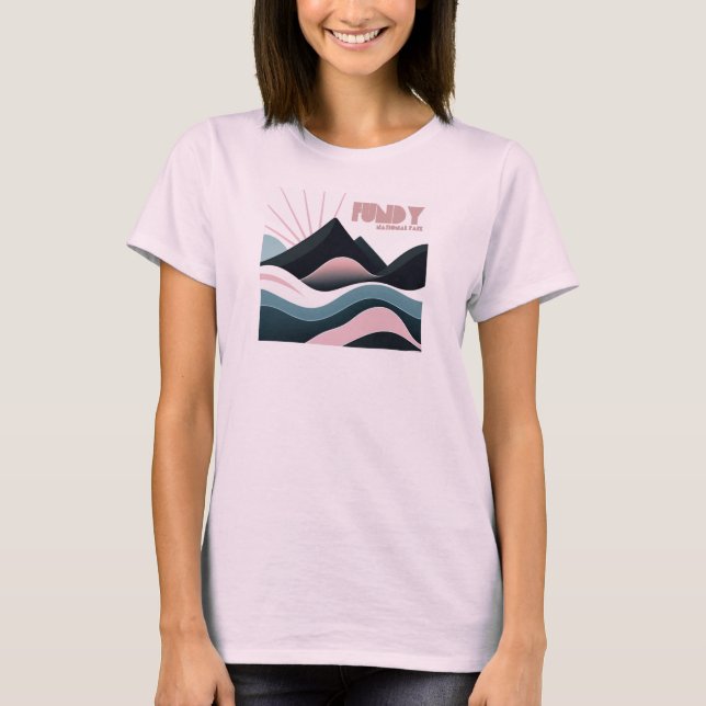 Fundy National Park Colored Hills T-Shirt (Front)