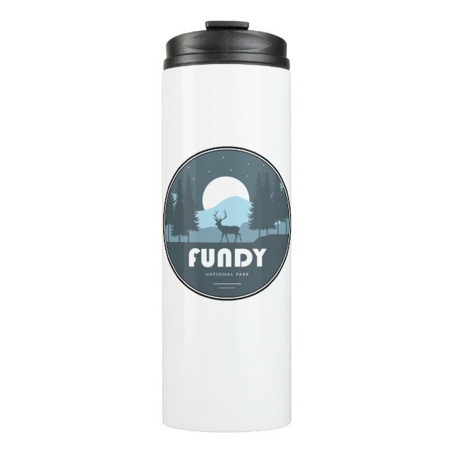 Fundy National Park Deer Thermal Tumbler (Front)