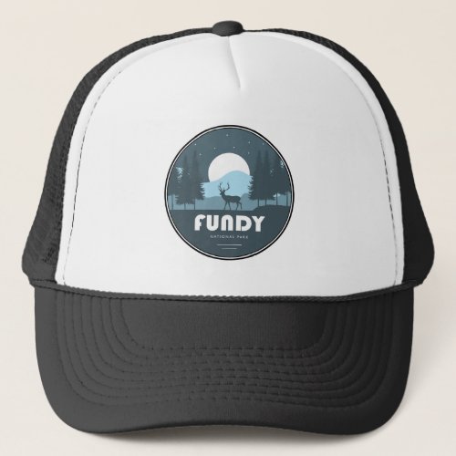 Fundy National Park Deer Trucker Hat