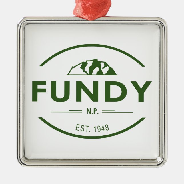Fundy National Park Metal Ornament (Front)