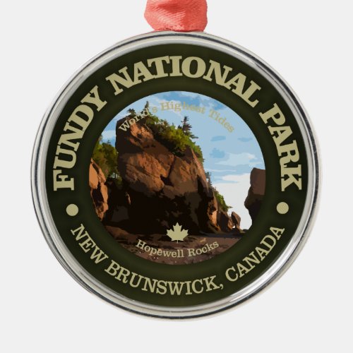 Fundy National Park Metal Ornament