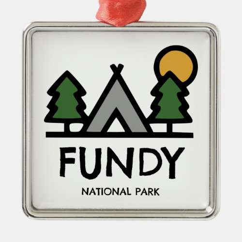 Fundy National Park Metal Ornament