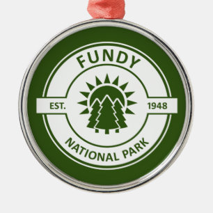 Fundy National Park Metal Ornament