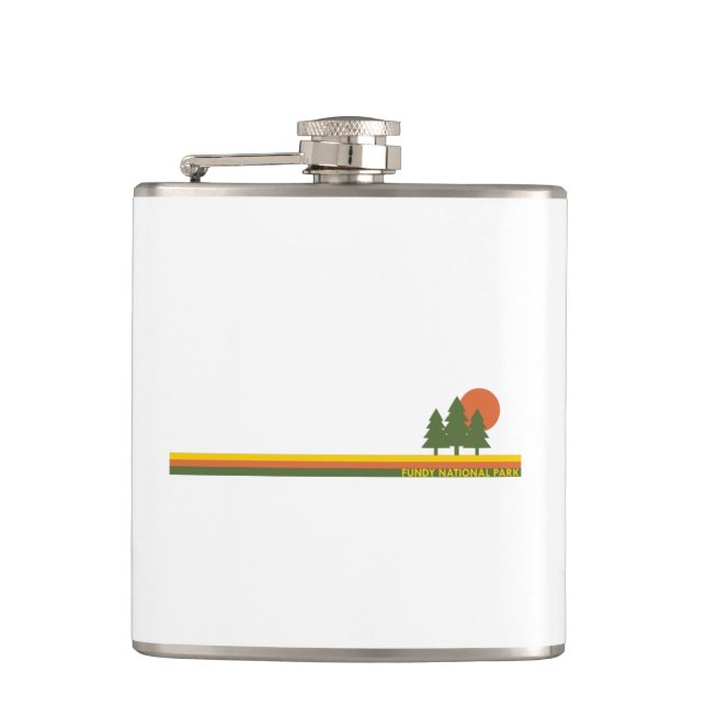 Fundy National Park Pine Trees Sun Flask (Front)