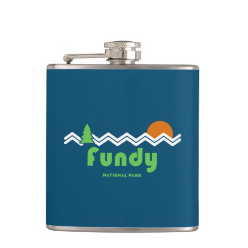 Fundy National Park Retro Flask