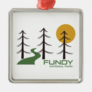 Fundy National Park Trail Metal Ornament