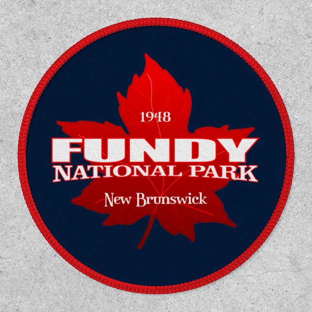 Fundy NP (maple leaf) Patch (Front)