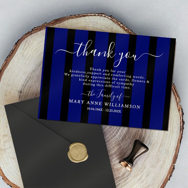 Funeral Basic Thank You Card (Creator Uploaded)