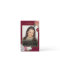 Funeral Burgundy Floral Photo Prayer Cards