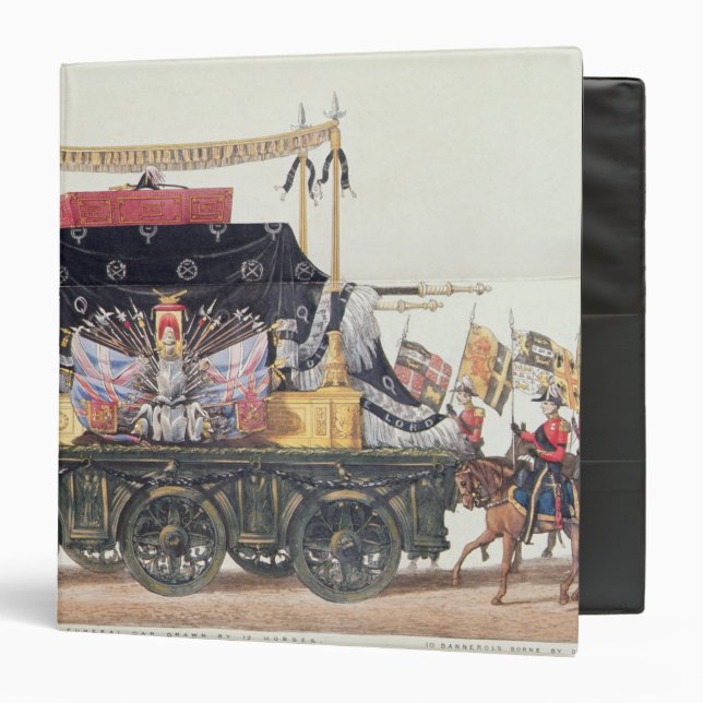 Funeral Car of the Duke of Wellington, 1853 Binder (Front/Inside)