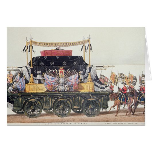 Funeral Car of the Duke of Wellington, 1853 Cards (Front Horizontal)