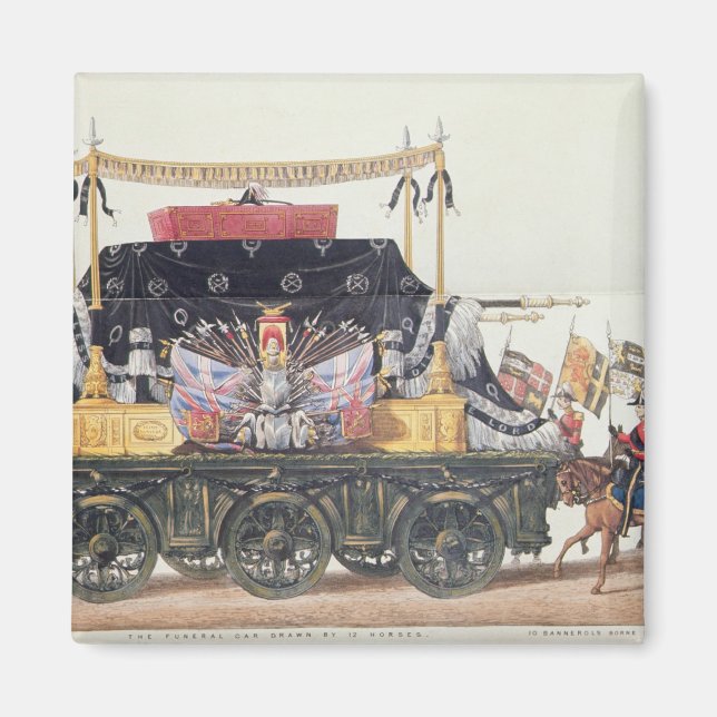 Funeral Car of the Duke of Wellington, 1853 Magnet (Front)