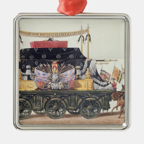 Funeral Car of the Duke of Wellington 1853 Metal Ornament