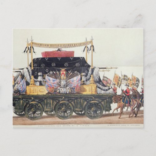 Funeral Car of the Duke of Wellington 1853 Postcard