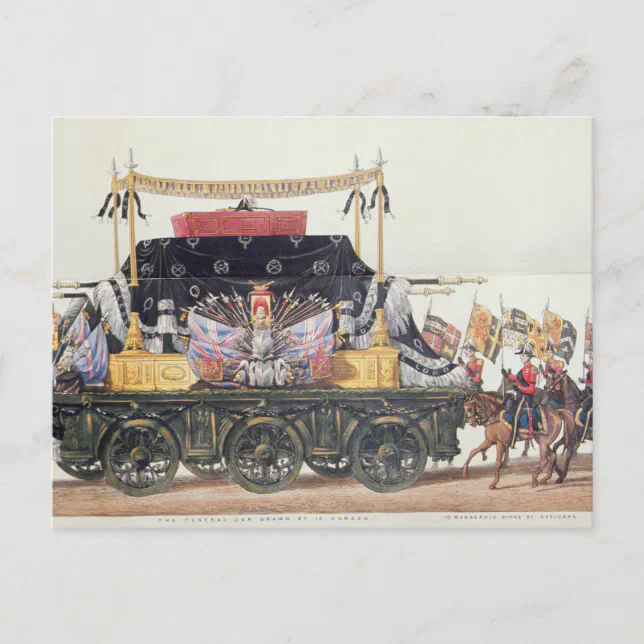 Funeral Car of the Duke of Wellington, 1853 Postcard Zazzle