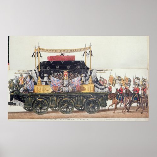 Funeral Car of the Duke of Wellington 1853 Poster