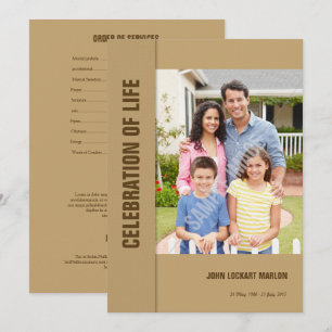 Funeral Card Template