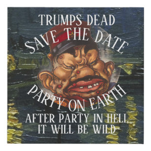 FUNERAL CELEBRATION LF VG HG PARTY LOSS VIGIL WAKE FAUX CANVAS PRINT