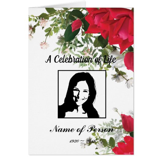 Funeral/Celebration of Life/Memorial Program (Front)