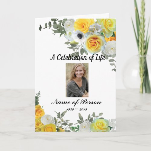 FuneralCelebration of LifeMemorial Program