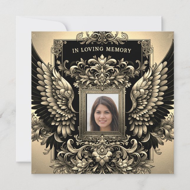 Funeral / Celebration of Life Notice Invitation (Front)