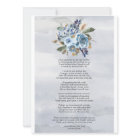 Funeral Celebration of Life Photo Thank You Card