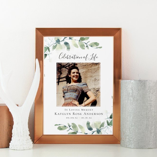 Funeral Celebration of Life Photo Welcome Sign (Creator Uploaded)