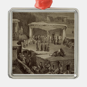 Funeral Ceremony in the Ruins at Akhaltchi, Dagest Metal Ornament