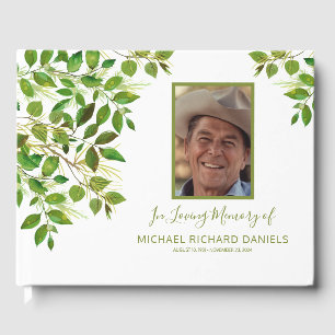 Funeral Condolence   Photo Memorial Guest Book