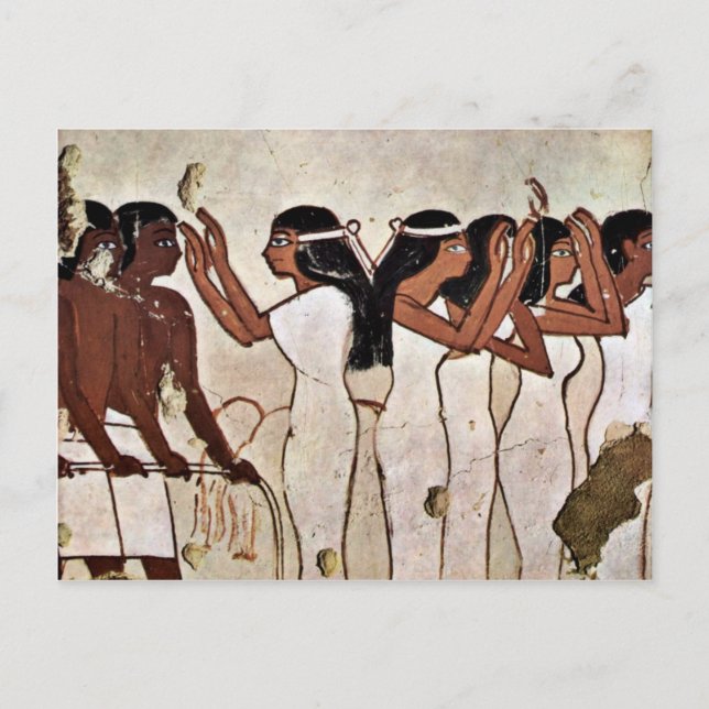 Funeral Details: Women'S Action By Maler Der Grabk Postcard (Front)