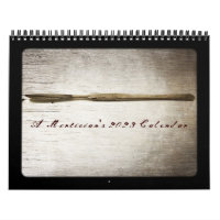Funeral Director Antique Medical Tools Calendar