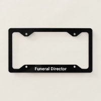 Funeral Director Black and White Job Title