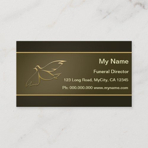 Funeral Director Business Card
