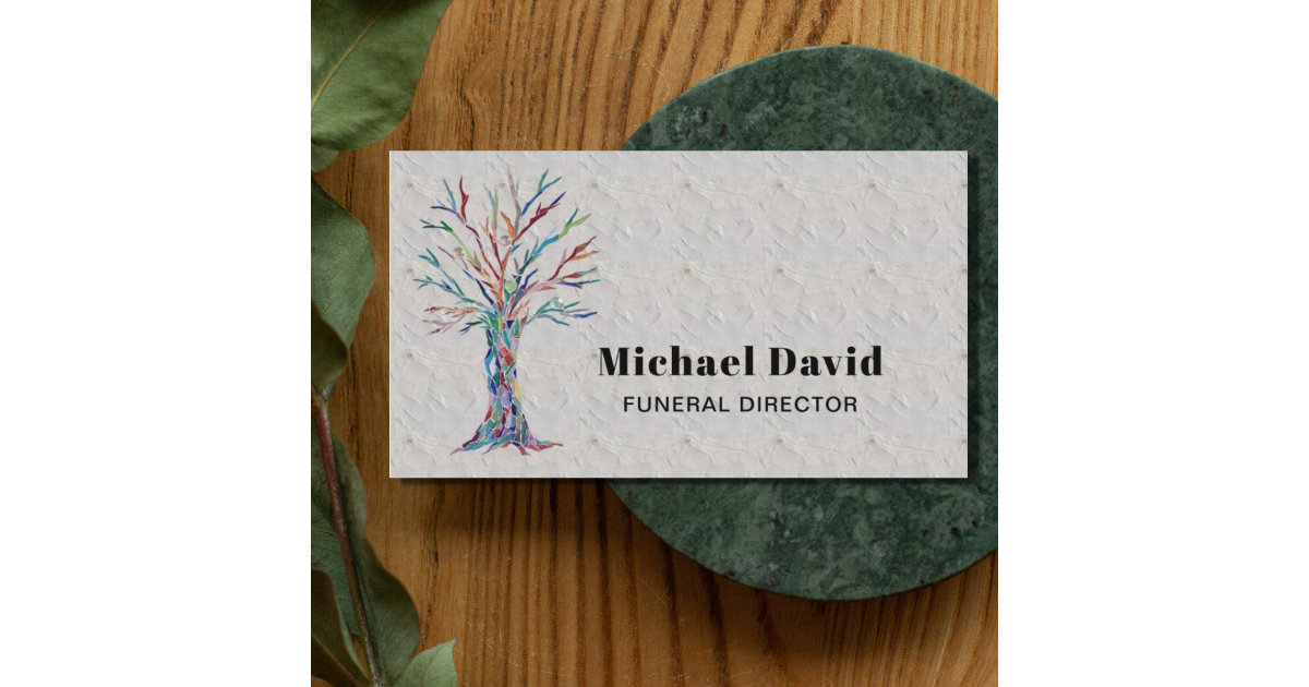 Funeral Director Business Card Zazzle