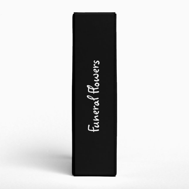 Funeral Director Merchandise | Funny Gifts 3 Ring Binder (Spine)
