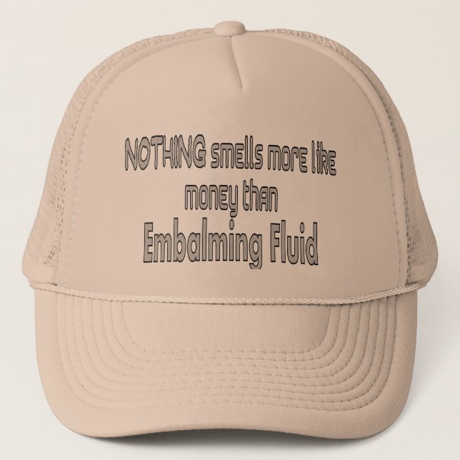 Funeral Director/Mortician & Embalmer Gifts Trucker Hat (Front)