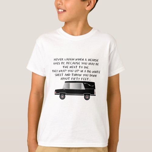 Funeral DirectorMortician Funny Hearse Design T_Shirt