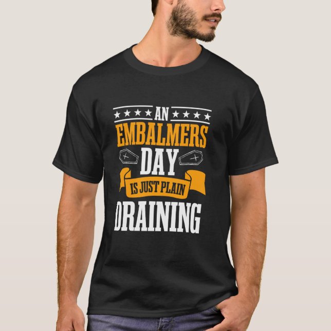 Funeral Director Mortician Undertaker Mortuary Emb T-Shirt (Front)