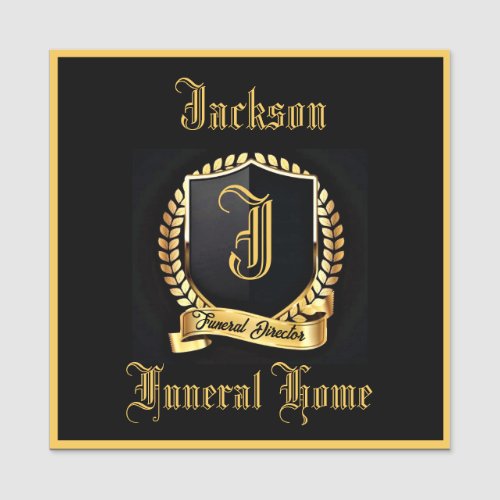 Funeral Director Name Tag