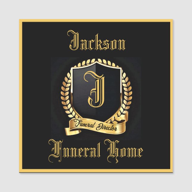 Funeral Director Name Tag (Front)
