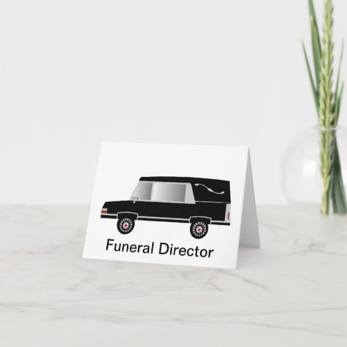 Funeral Director Note Cards Blank Inside