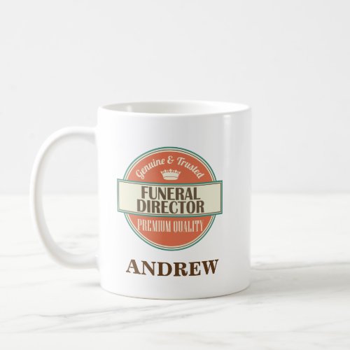 Funeral Director Personalized Office Mug Gift